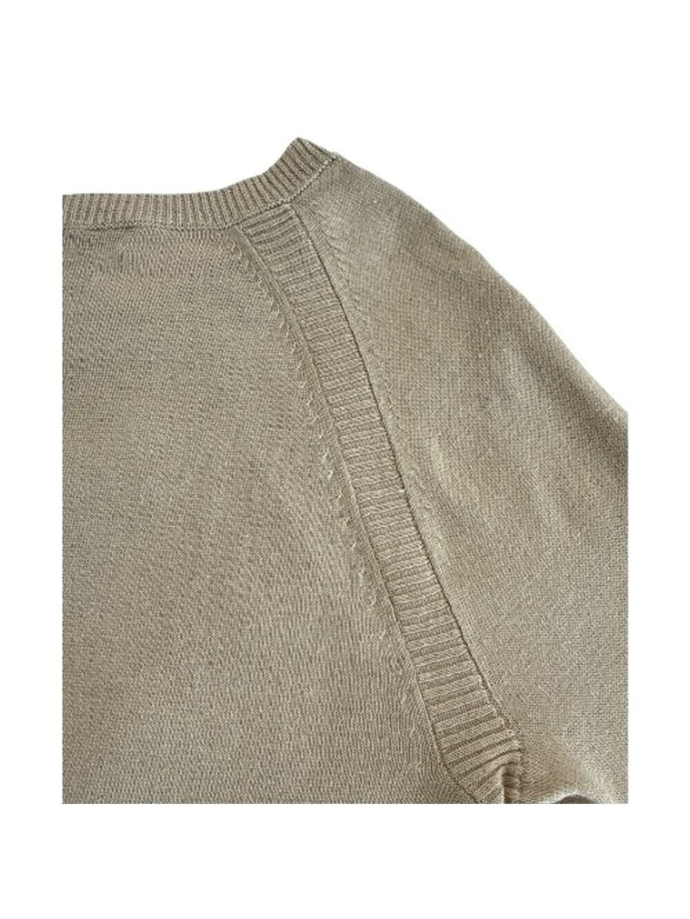 J.CREW Beige Linen Crew Neck Sweater Size XS - Picture 6 of 9
